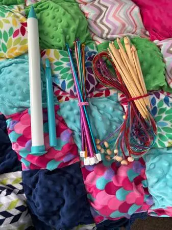 Tunisian crochet hooks