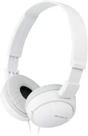 Sony MDR-ZX110 Series Wired Stereo Headphones, White, MDRZX110LP/W