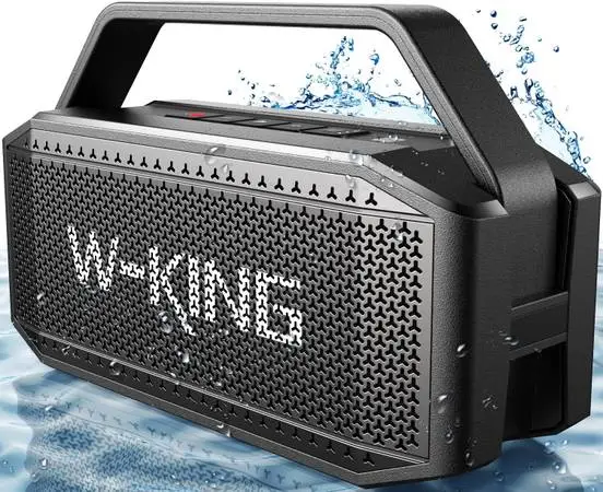 W-KING 60W/100W Pick Portable Loud Bluetooth Speaker w/ Subwoofer NEW