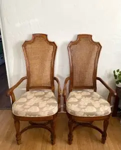 Pair of Vintage Thomasville Avenue Collection Dining Armchairs