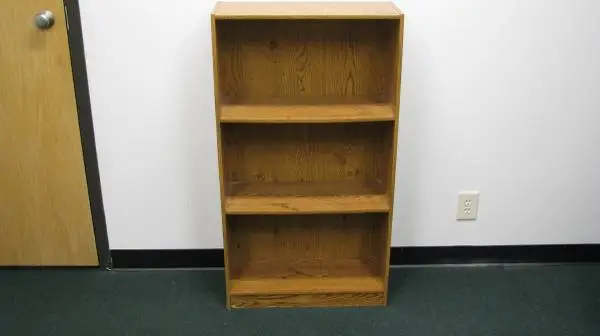 WOOD BOOKCASE - (3) Shelves (44 x 24) .....