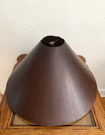 Vintage Southwest Rustic Tin Floor Lamp Shade