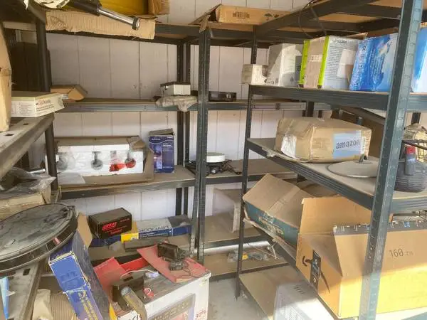 melmine 5 Tier Heavy Duty Garage Storage Metal Shelving, 72H x 35.5W