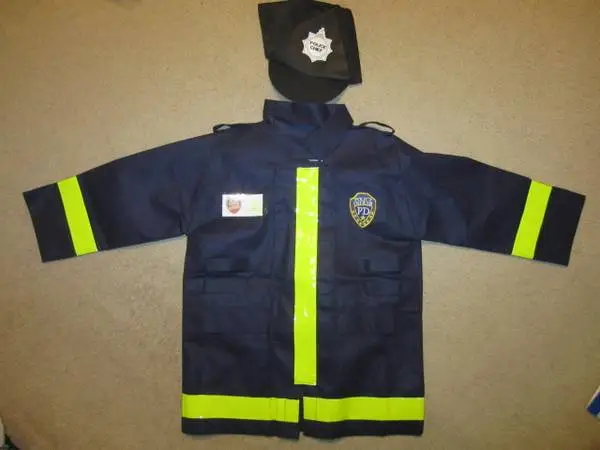 New Never Worn Kids Police Halloween Costume