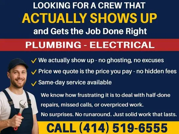 ✅Plumber & Electrician - Affordable Rates - Quality Results✅
