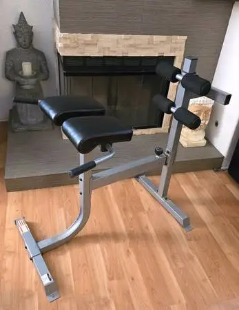 Roman Chair back Hyperextension Bench - Glutes Abs