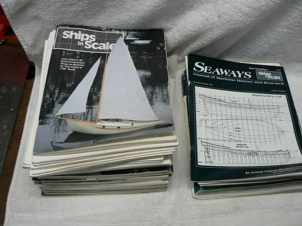 27 Ships in Scale Magazines, 12 Seaways 1990s Magazines