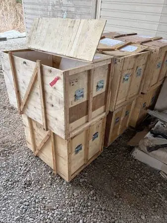 Wood box containers ( six ) FOR STORAGE