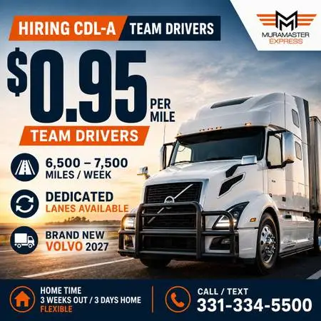 CDL-A OTR Team Driver