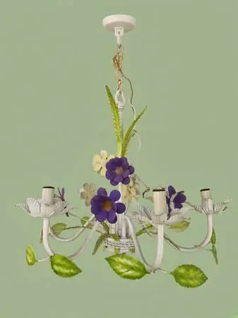 Mid Century Flower Power Chandelier