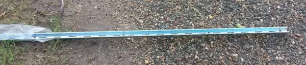 Wall shelf rails