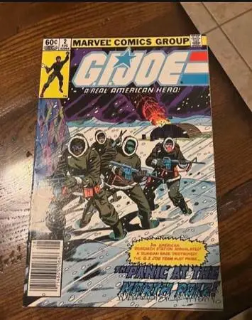 Bronze Age (1982) GI Joe #2 Comic Book Low print