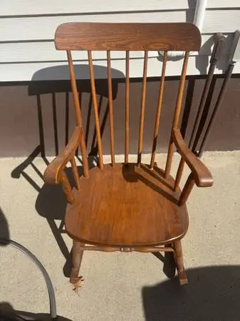 Medium Size Household Wooden Rocking Chair