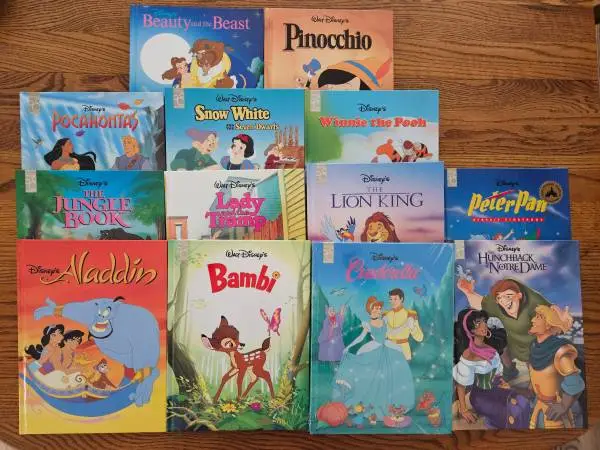 New Disney Large Hardcover Mouse Works & Twin Classic Book Collection