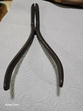 Vintage Bernards parallel-jaw pliers, potentially with side cutters