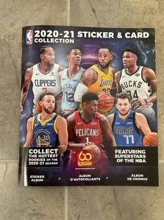 NBA 2020-21 Sticker and Card Collection (Featuring Superstars of the NBA) -- NEW