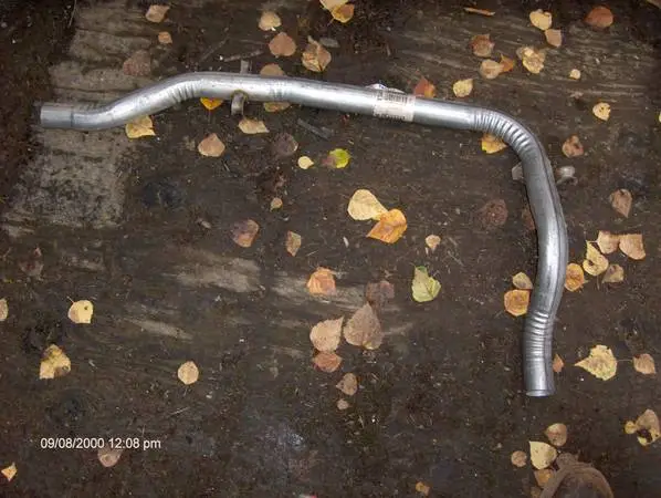 VW Caddi tail pipe
