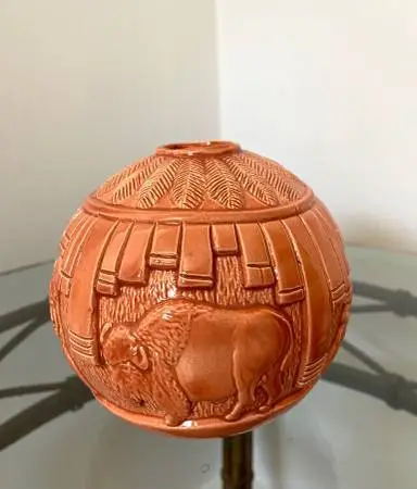 Native American Design Vase