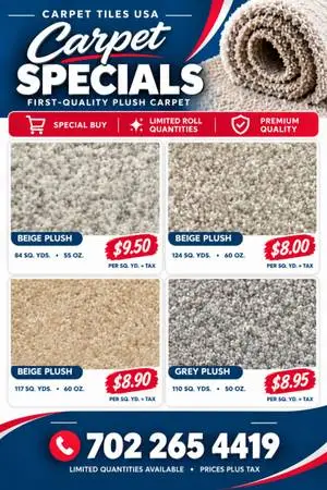Carpet sale specials