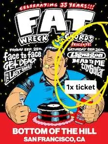 Fat Wreck Chords 35th Anniversary - Lagwagon - Saturday 9/26