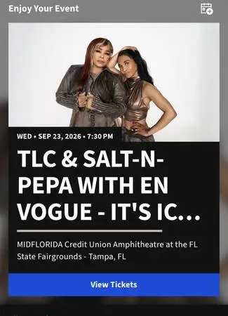 TLC & Salt N Pepa with En Vogue Tampa 9/23