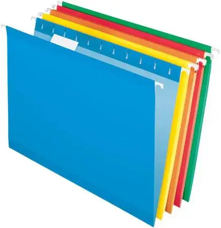 New Box of Folders with Different Colors