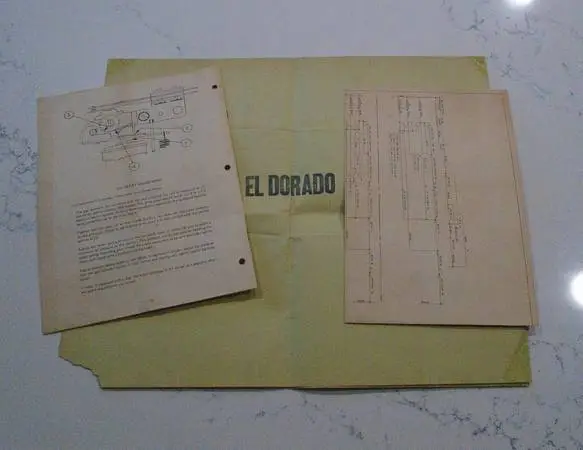 Pinball Literature Schematics etc. Jacks Open & El Dorado Gottlieb