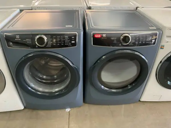 **ELECTROLUX BLUE FRONT LOAD, GAS WASHER DRYER SET**ON SALE NOW**