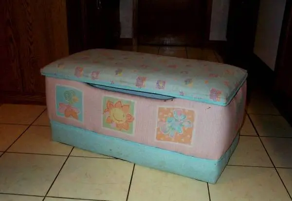 Ottoman Foot Rest Toy BOX Little Tikes Seat Child Games Storage