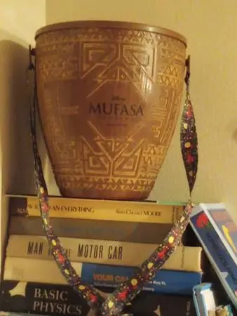 Disney MUFASA The Lion King Bongo Drum Popcorn Bucket