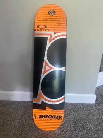 Ryan Sheckler Autographed skateboard