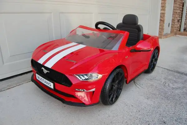 Red Mustang Electric Ride on Car by Rollplay