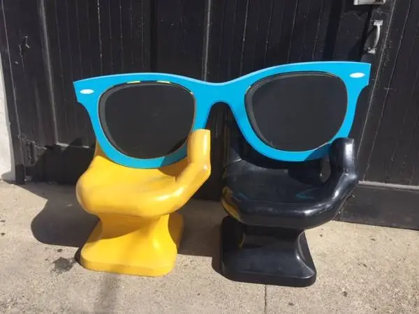 Giant Wooden Prop Sunglasses