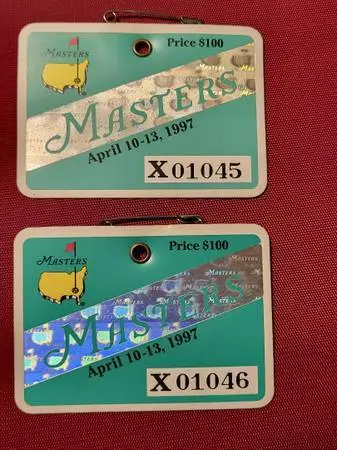 WANTED: MASTERS GOLF TOURNAMENT ITEMS
