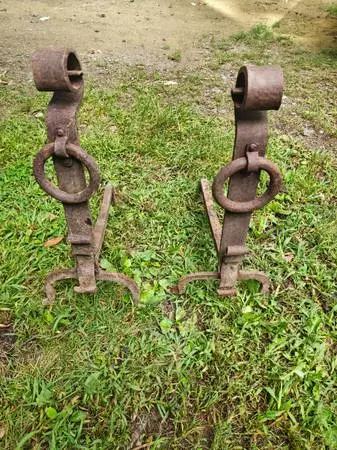 Andirons - old