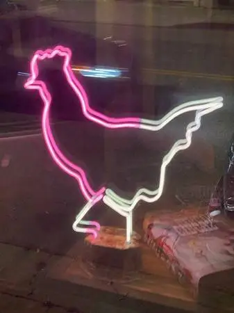 Unique Custom Made CHICKEN Neon Art Sign
