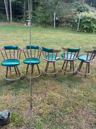 5 swivel bar stools