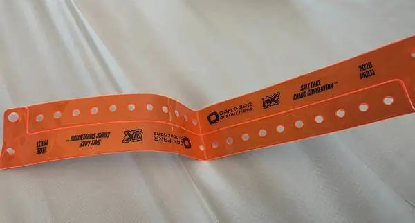 TWO FAN X SALT LAKE CITY COMICON TICKETS 3 DAY PASS