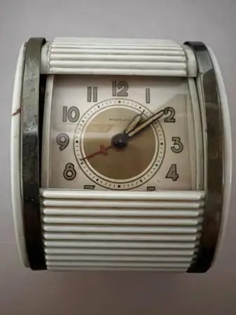 3 Vintage Mechanical Wind Up Alarm Clocks
