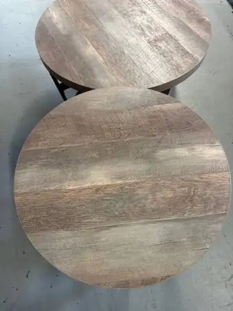 Round Cocktail and End Table