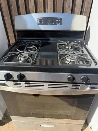 GE gas stove delivered