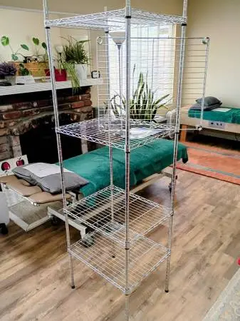 Wire shelf 22 x 18 inches x 6 feet tall - 5 shelves variable placement