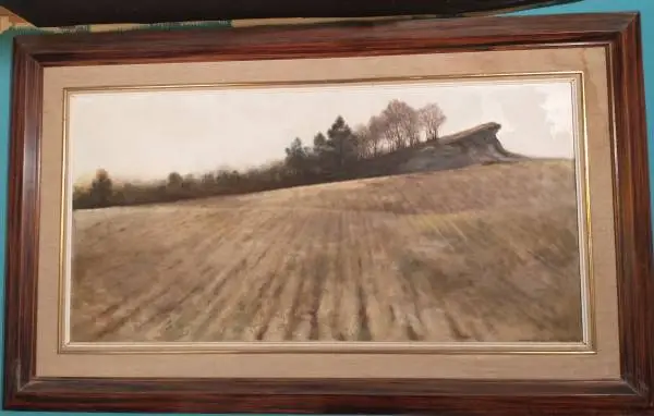 Rare David E. Fern Painting in the US