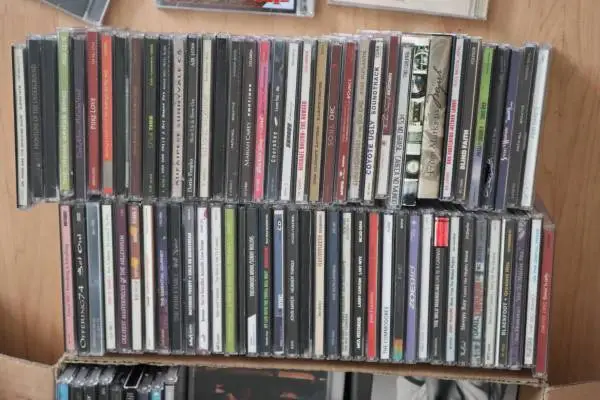 A lot of over 370 CDs