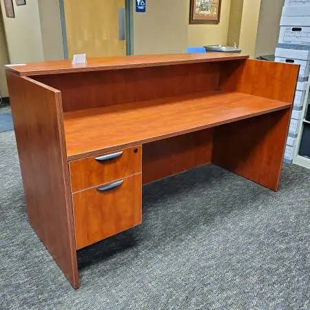 *8 colors New 6ft Reception Desk w/ 2 Drawer File MSRP $1250
