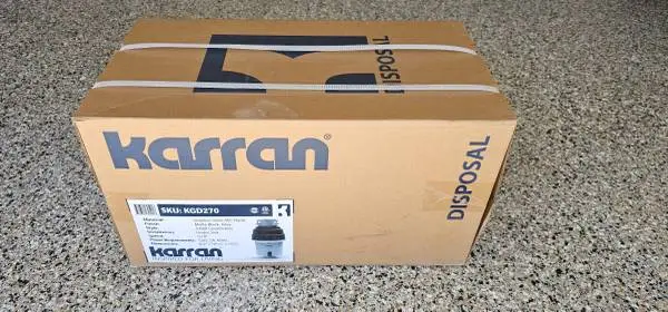 NIB Karran KGD270 3/4 HP garbage disposal