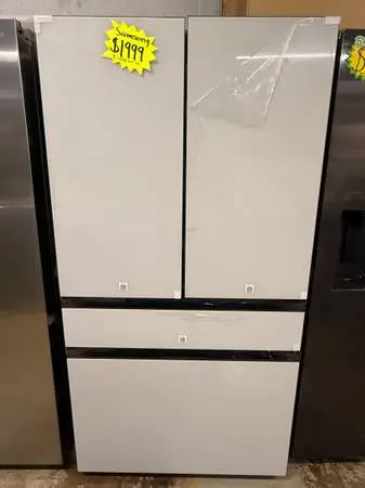 Open Box White Samsung Refrigerator