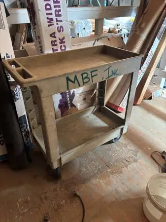 Commercial Plastic Utility Cart