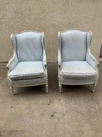 Vintage wing back Louis Vuitton style