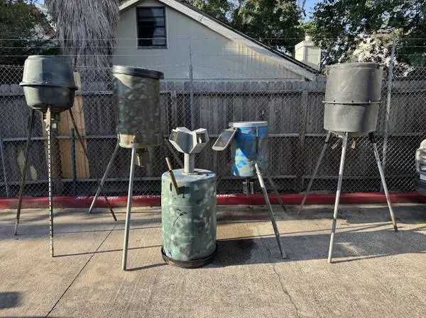 Deer Feeders. portable blinds